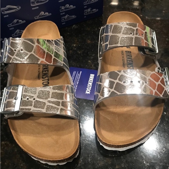 Birkenstock Brand new metallic silver - Picture 3 of 9